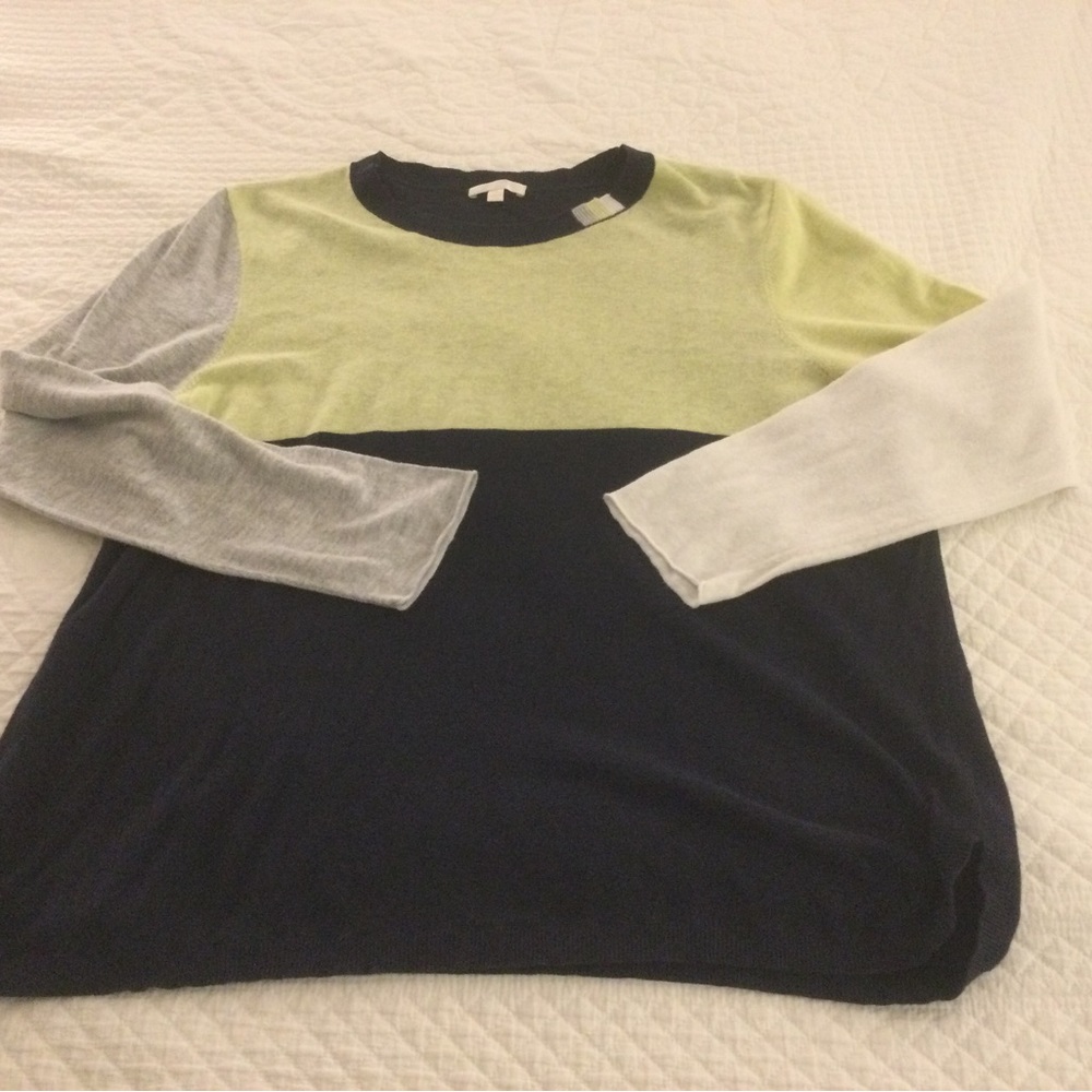 Lisa Todd Colorblock Pullover Sweater